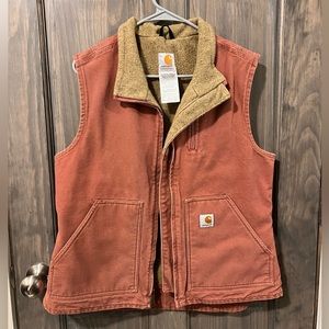 Pink carhartt vest size M
